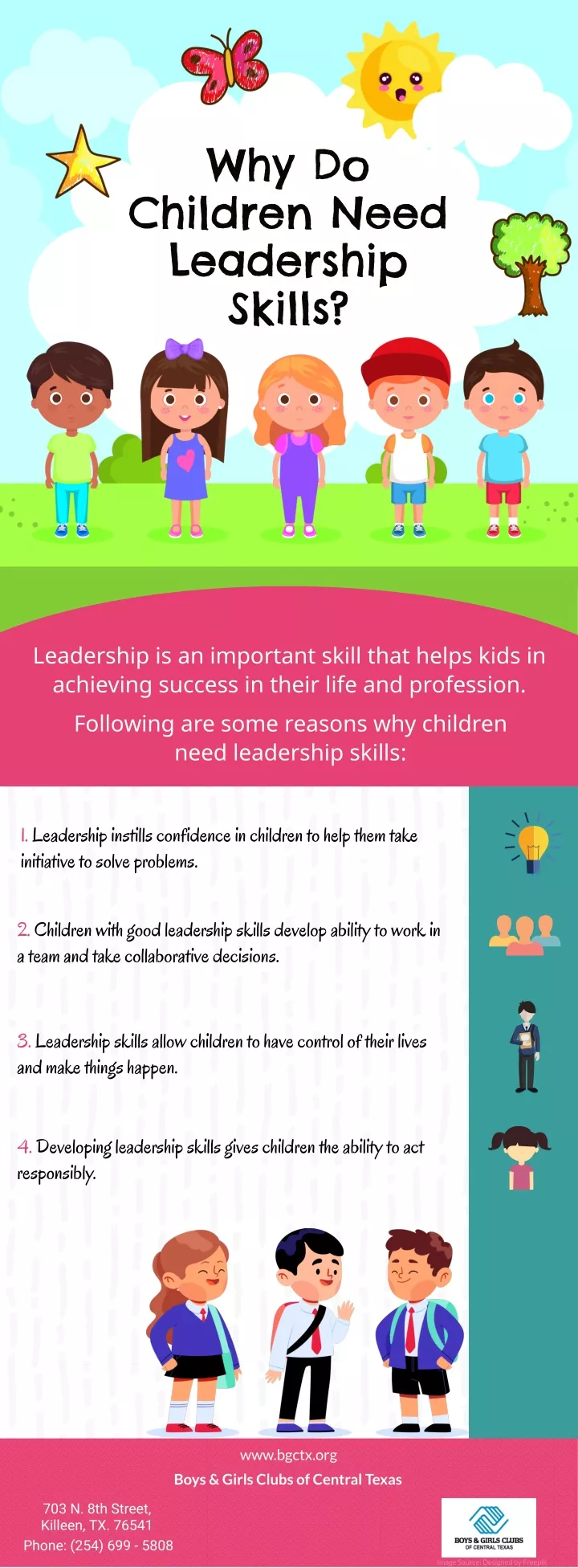 why do children need leadership skills