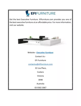 Executive Furniture | Efifurniture.com