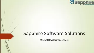 sapphire software solutions