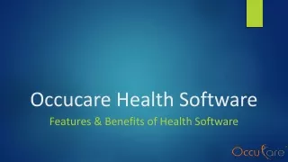 occucare health software