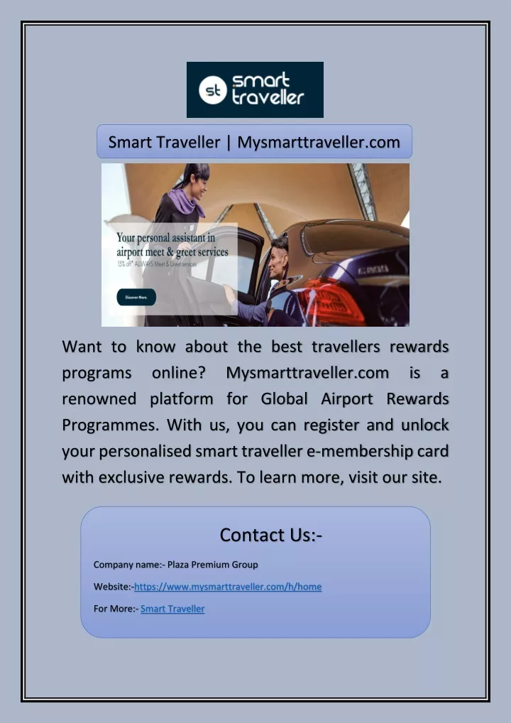 smart traveller mysmarttraveller com