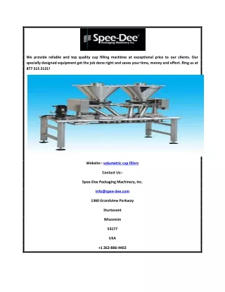 we provide reliable and top quality cup filling