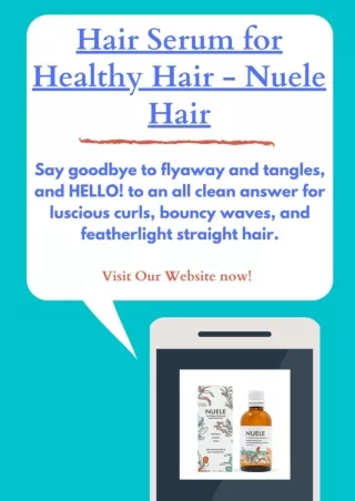 Nuele Hair Serum Client Friendly Privacy Policy