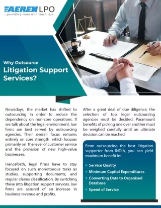 Litigation Support Sevices