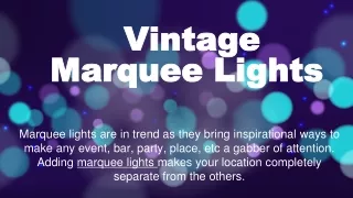 Buy Online Marquee Lights