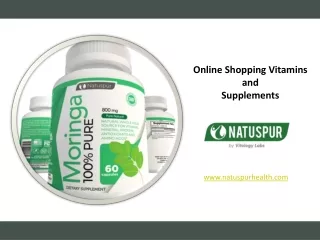 Online Shopping Vitamins and Supplements - www.natuspurhealth.com