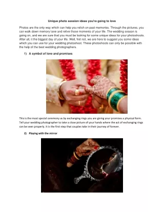 unique photo session ideas you re going to love