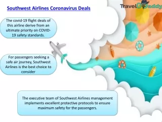 Get Southwest Airlines Coronavirus Deals