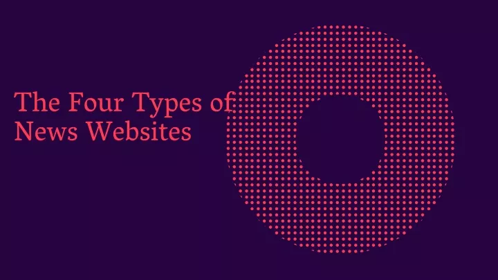 the four types of news websites