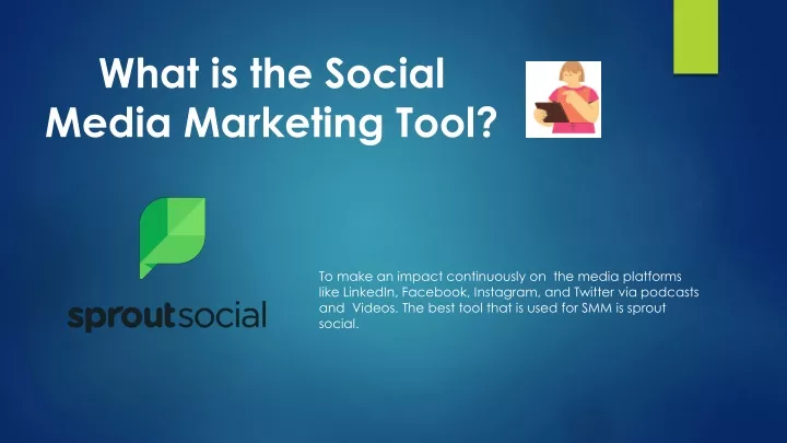 what is the social media marketing tool