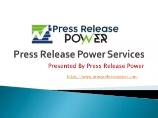 Paid Press Release Writing Services