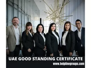 UAE Good Standing Certificate