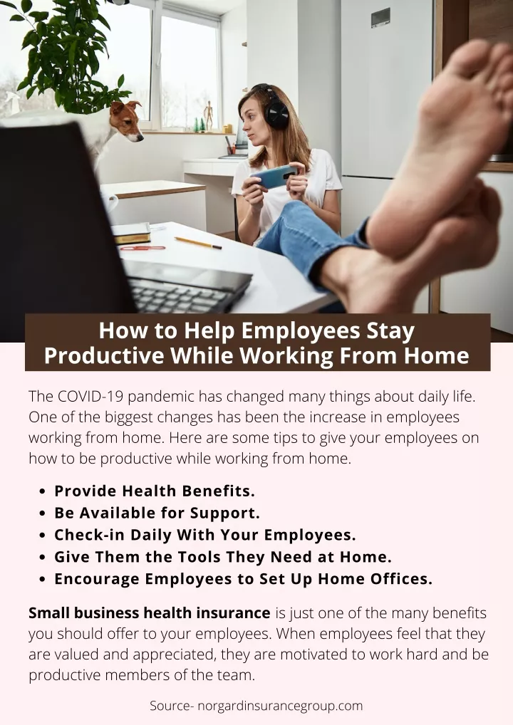 how to help employees stay productive while