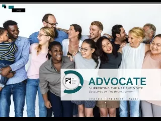Supporting Patient Advocacy in the Pharmaceutical Industry: The Advocate