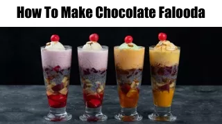 How to Make Chocolate Falooda