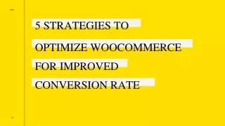 5 strategies to optimize woocommerce for improved conversion rate