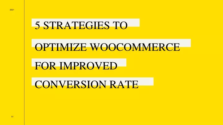 5 strategies to optimize woocommerce for improved conversion rate