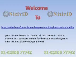 Divorce lawyers in Delhi NcR