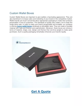 custom wallet boxes