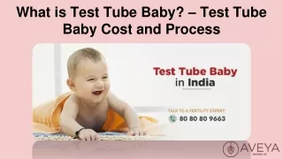 What is Test Tube Baby – Test Tube Baby Cost and Process - Aveya
