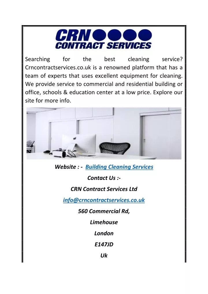 searching crncontractservices co uk is a renowned
