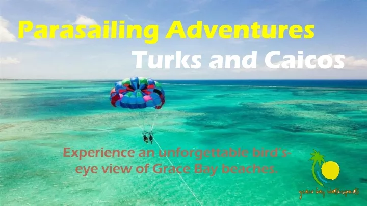 parasailing adventures turks and caicos