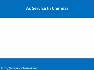 ac service in chennai