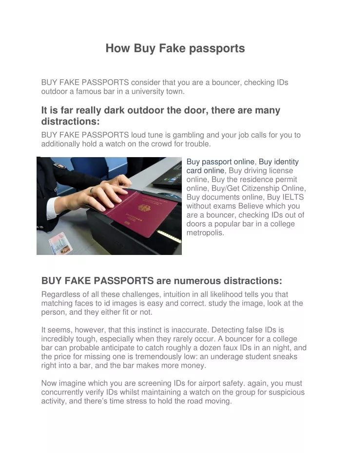 how buy fake passports