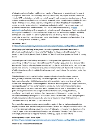 wan optimization technology enables heavy
