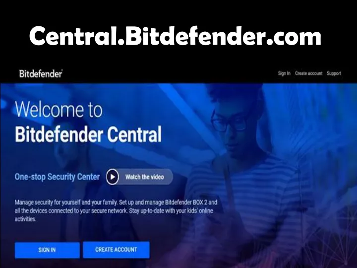 central bitdefender com