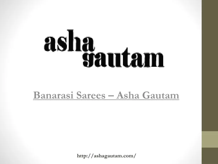 banarasi sarees asha gautam