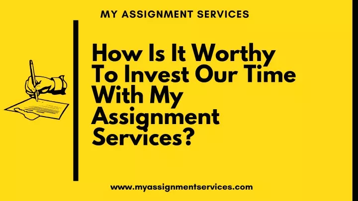 my assignment services