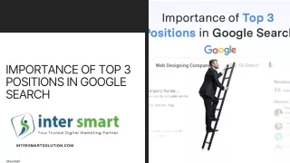 importance of top 3 positions in google search