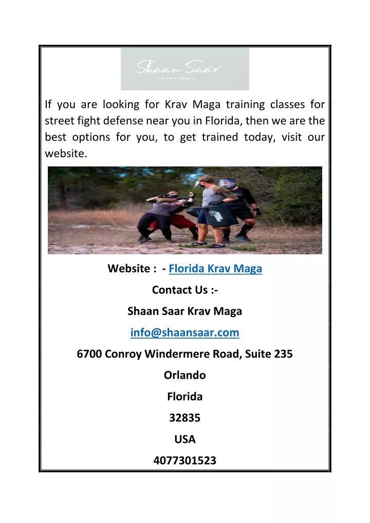 if you are looking for krav maga training classes
