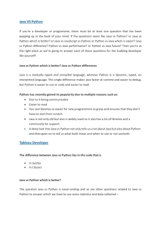 java vs python if you re a developer
