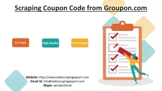 scraping coupon code from groupon com