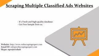 scraping multiple classified ads websites