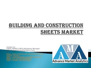building and construction sheets market