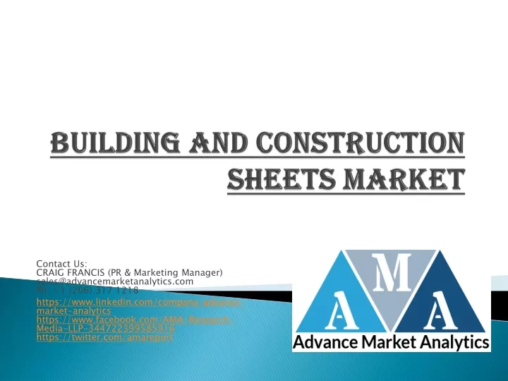building and construction sheets market