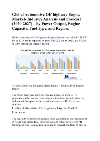 global automotive off highway engine market