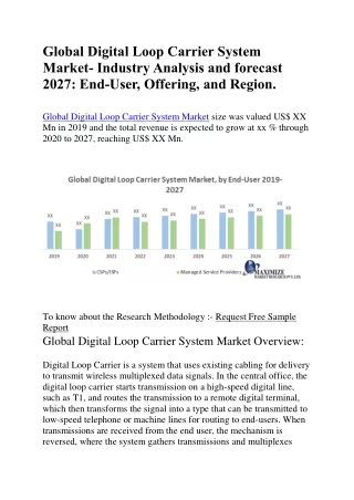 global digital loop carrier system market