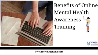 Benefits of Mental Health Awareness Training