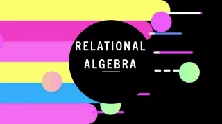 relational algebra