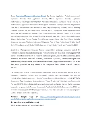 global application management services market