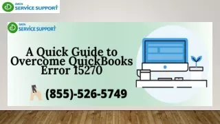 How to rectify QuickBooks Payroll Update Error 15270