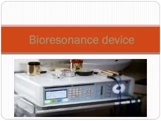 Bioresonance device