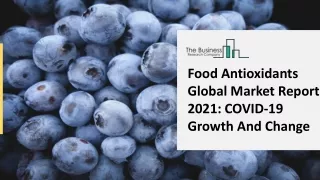 Food Antioxidants Market Industry Analysis and Future Insights 2021 To 2025