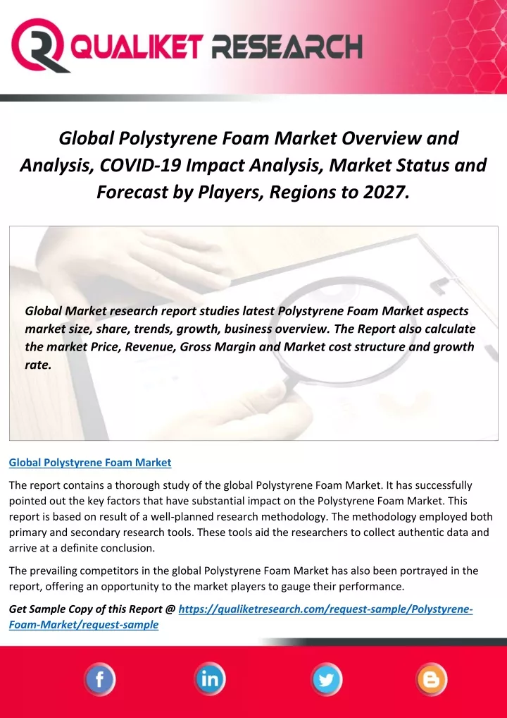 global polystyrene foam market overview