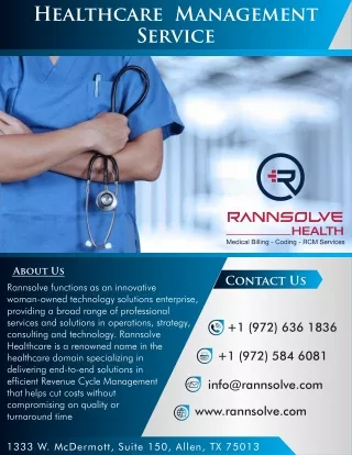 Healthcare companies | Revenue Cycle Management | Medical Billing Services
