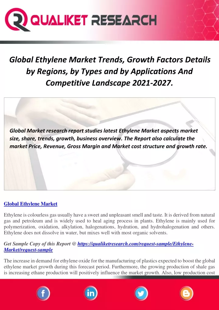 global ethylene market trends growth factors